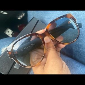Dior, Christian Dior, Sunglasses, Black, Cheetah